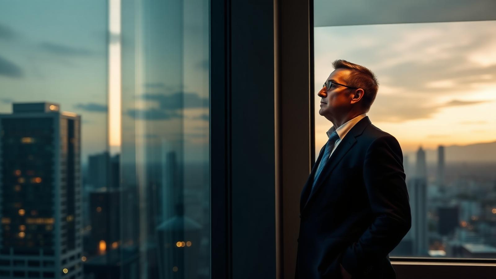 Empresário preparando sua empresa para venda M&A